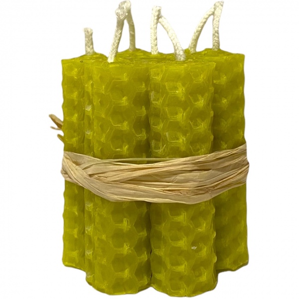 Green (Lime) - Beeswax Mini Spell Candles